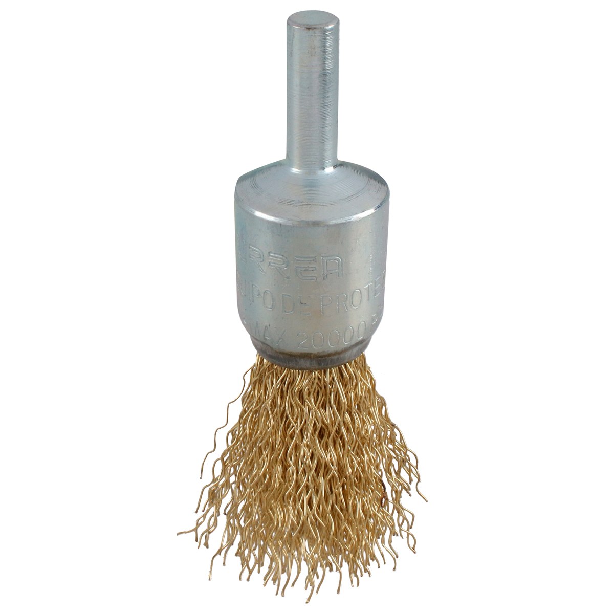 Carda copa ondulada alambre delgado 1" x 0.30 mm con zanco 1/4" Urrea