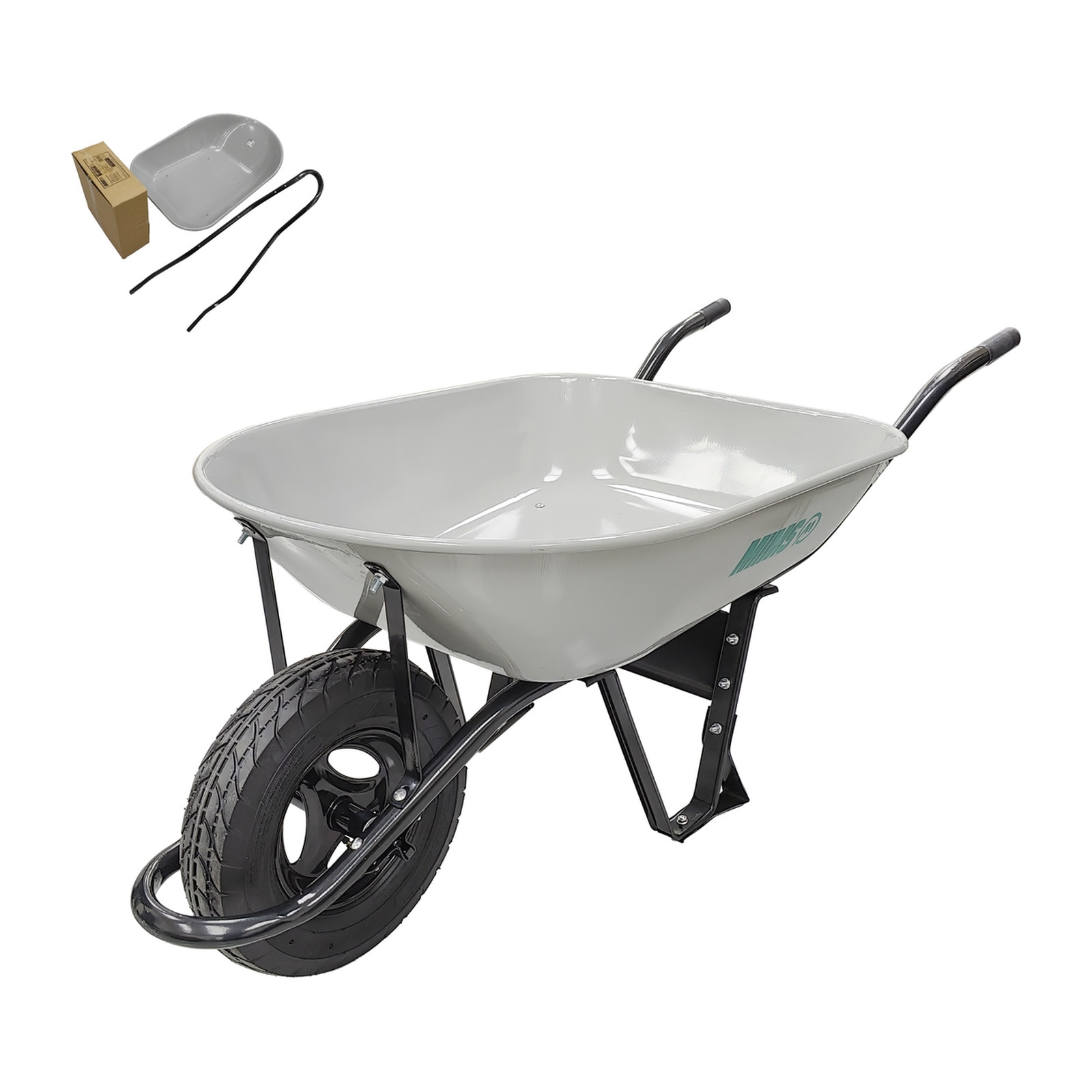 CARRETILLA LLANTA NEUMATICA 5 ft3 BASTIDOR TUBULAR