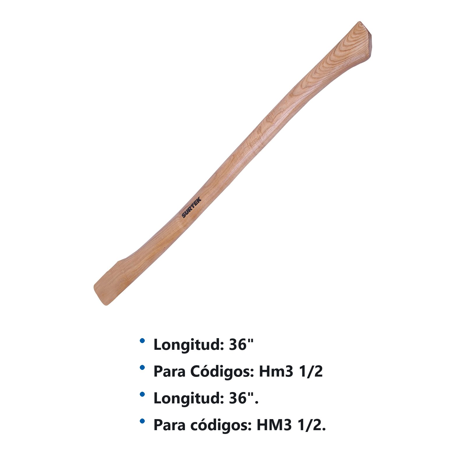 Repuesto de cabo para hacha HM3 1/2 Surtek - Imagen 3