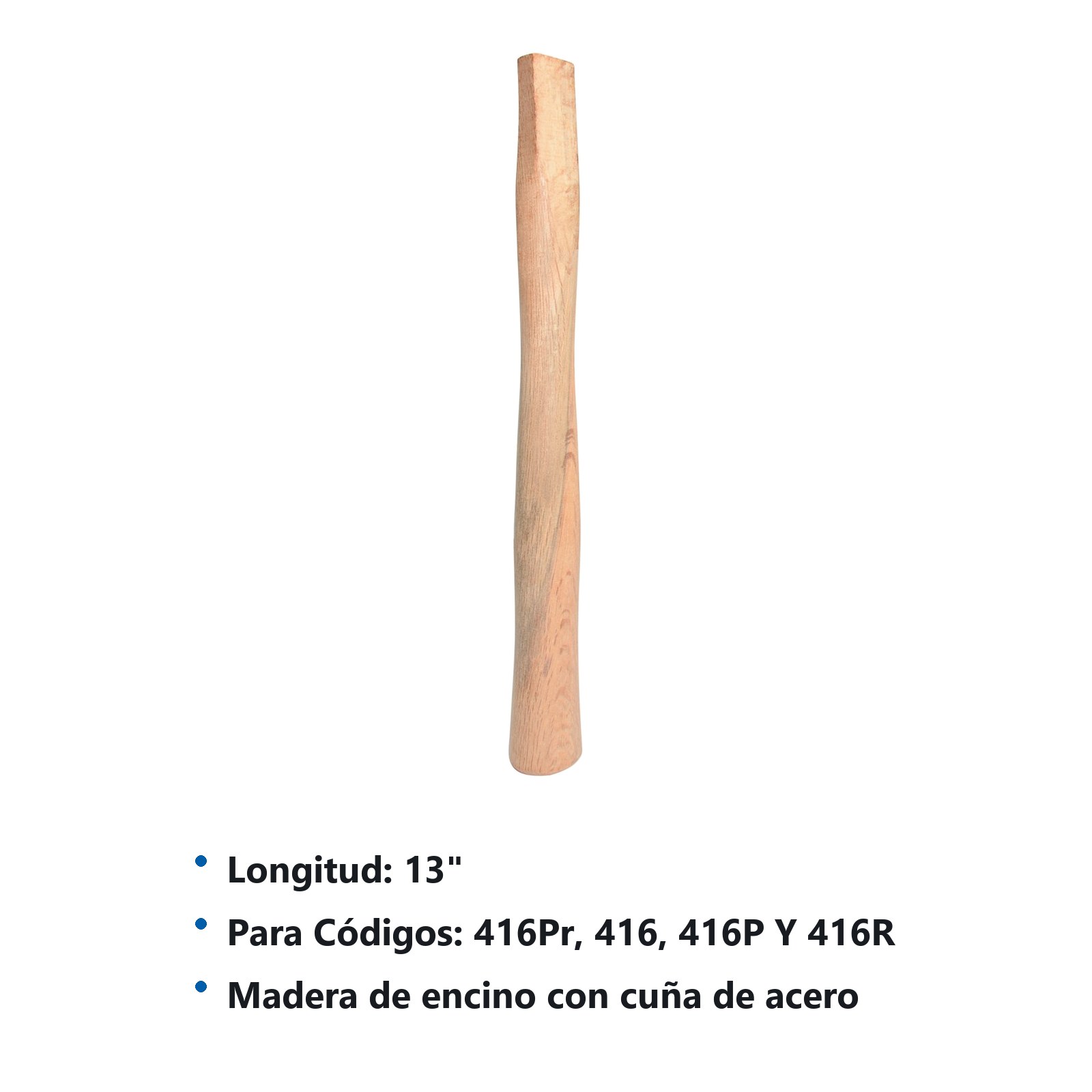 Repuesto para martillo de uña con mango de madera de 16", 416PR-416 Surtek - Imagen 2