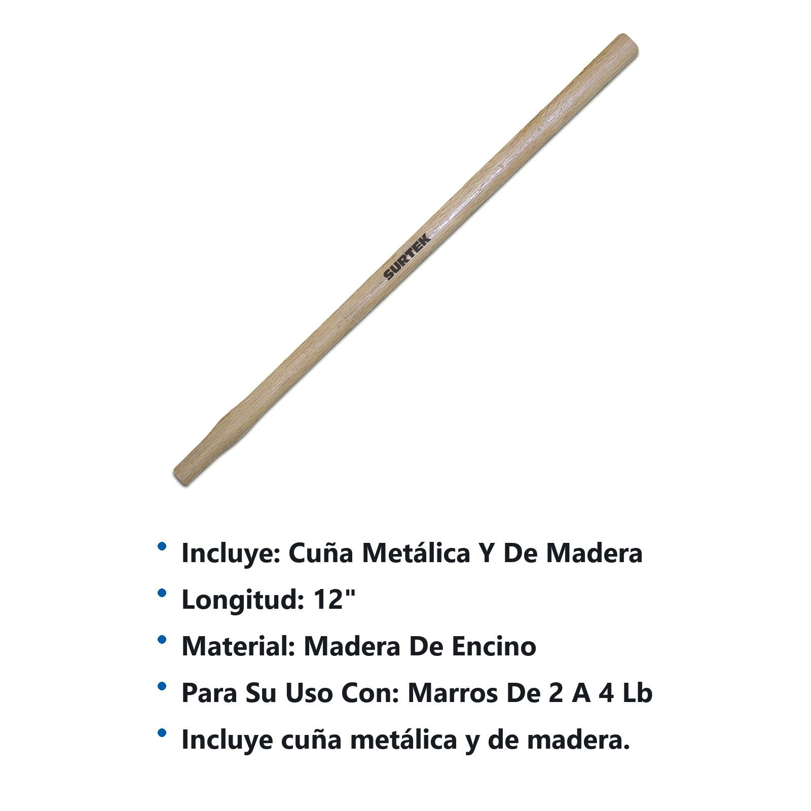 Repuesto para marro mango de madera de 12", MARR2 Surtek - Imagen 3