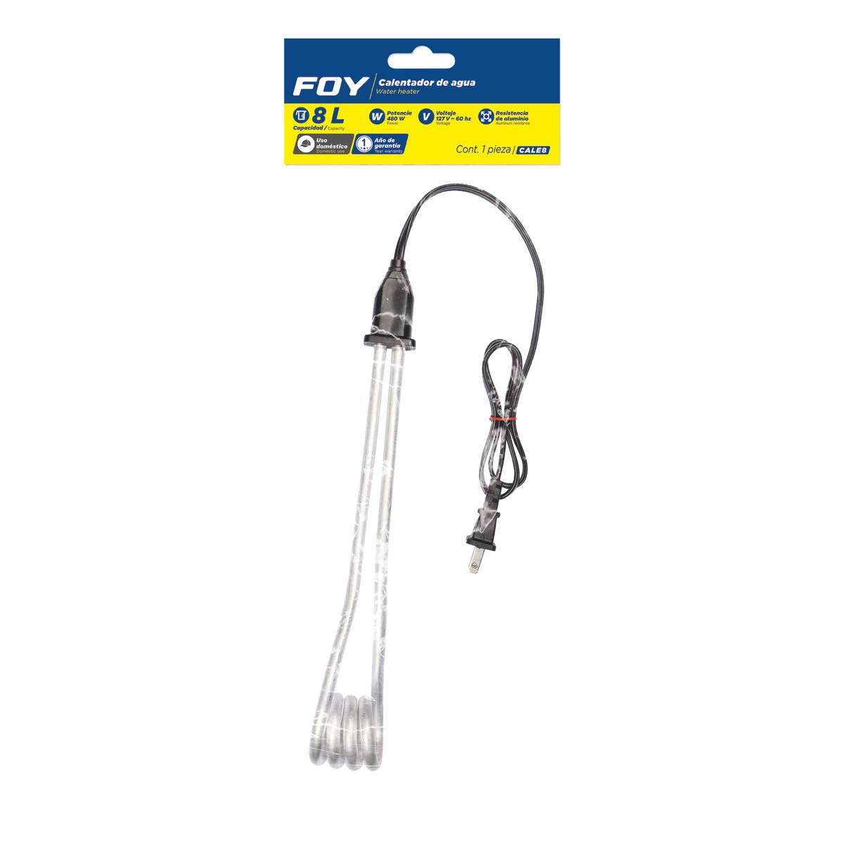 Calentador de agua 8 Lt, 400 W Foy - Imagen 2