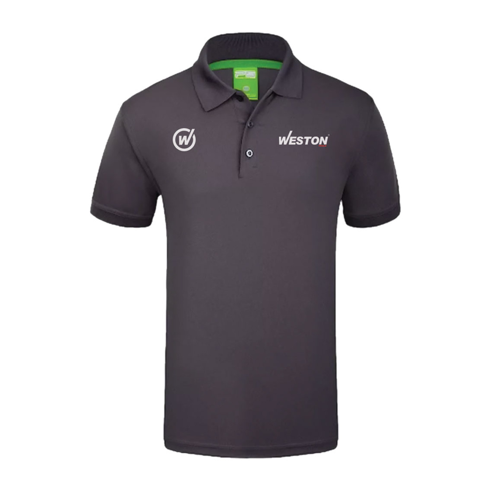 Playera Tipo Polo Weston Hombre Color Carbón Talla CH