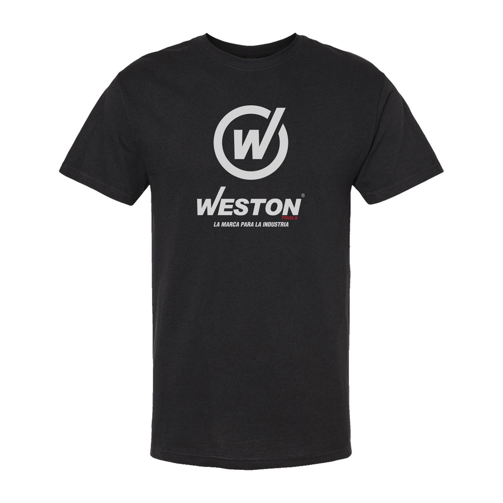 Playera Cuello Redondo Negra Talla CH Weston