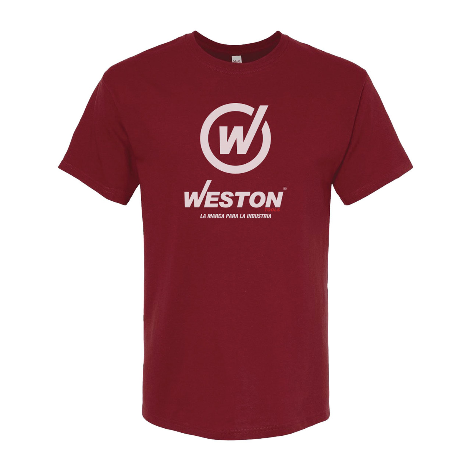 Playera Cuello Redondo Weston Color Cherry Talla G
