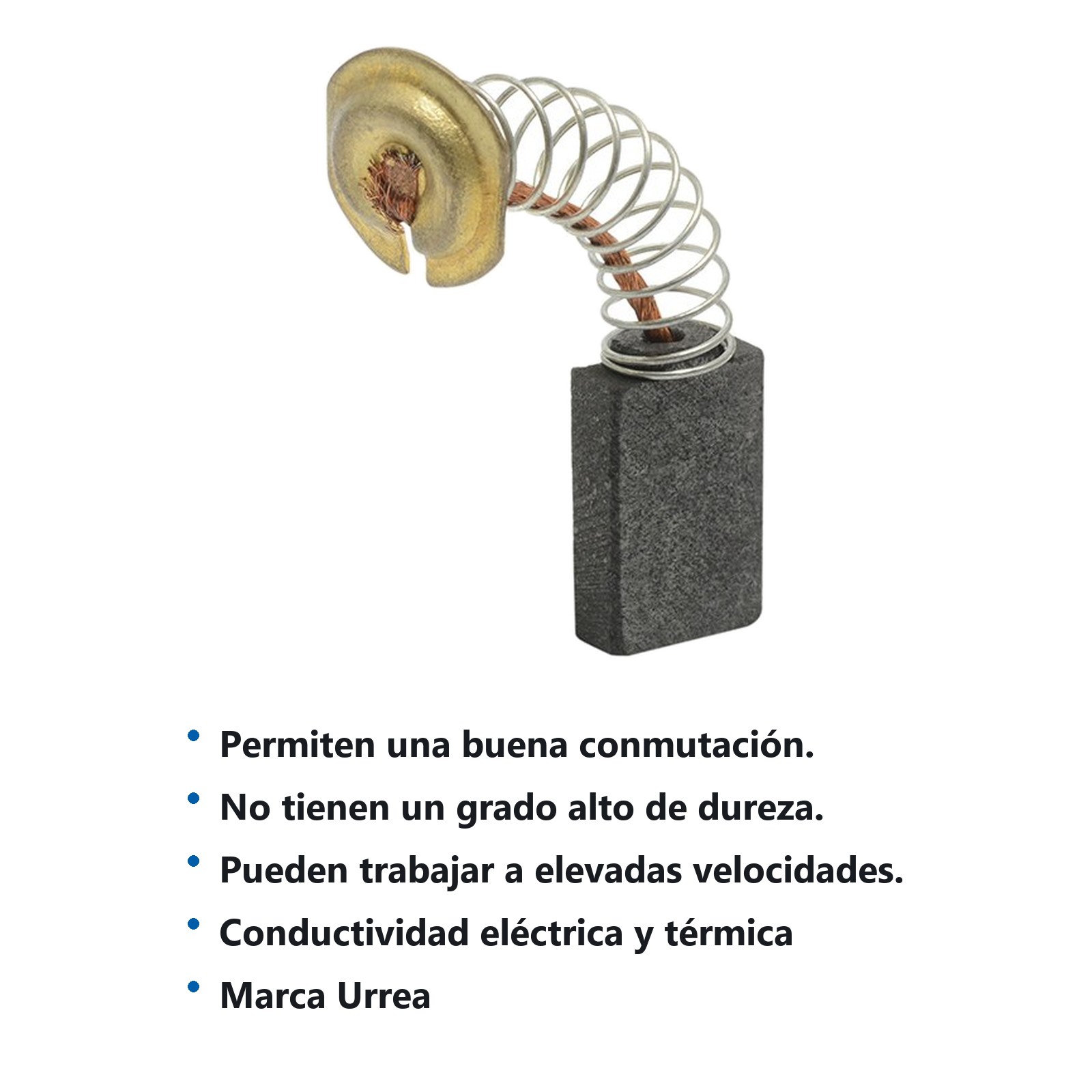 Juego de carbones para EA804 Urrea - Imagen 3