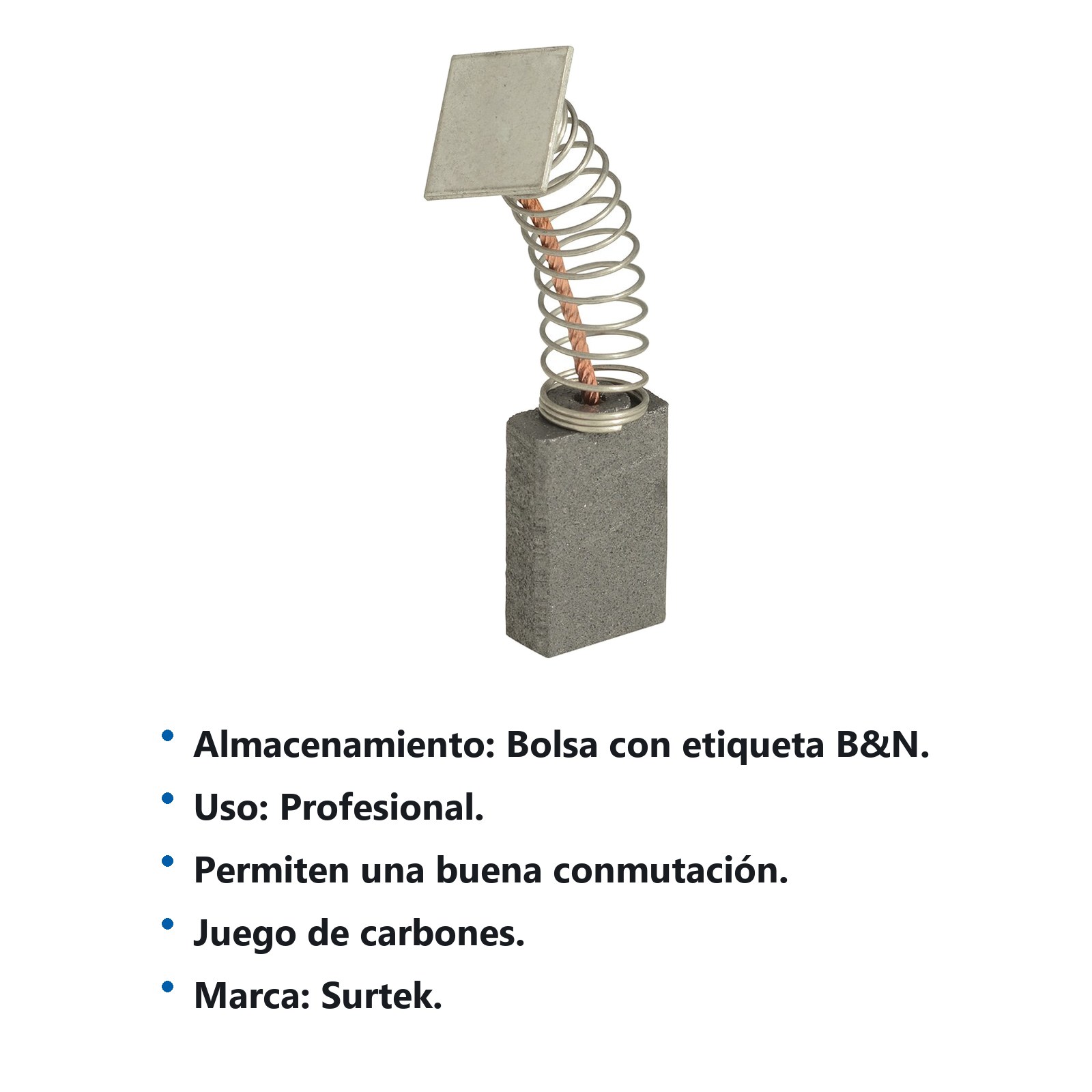 Juego de carbones para RM612C RM612K RM512C RM538 Surtek - Imagen 3