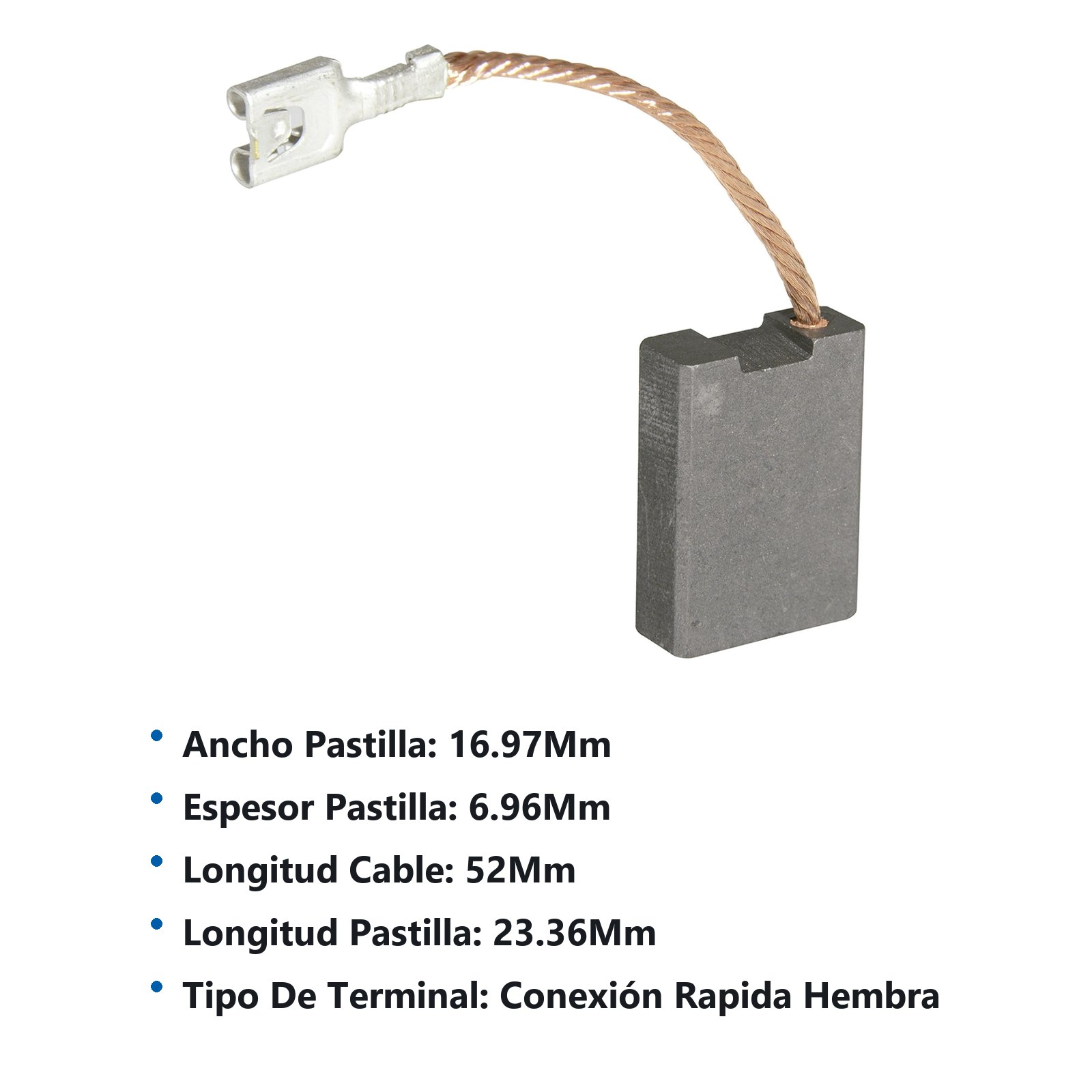 Juego de carbones para EA907A, EA909A Urrea - Imagen 3