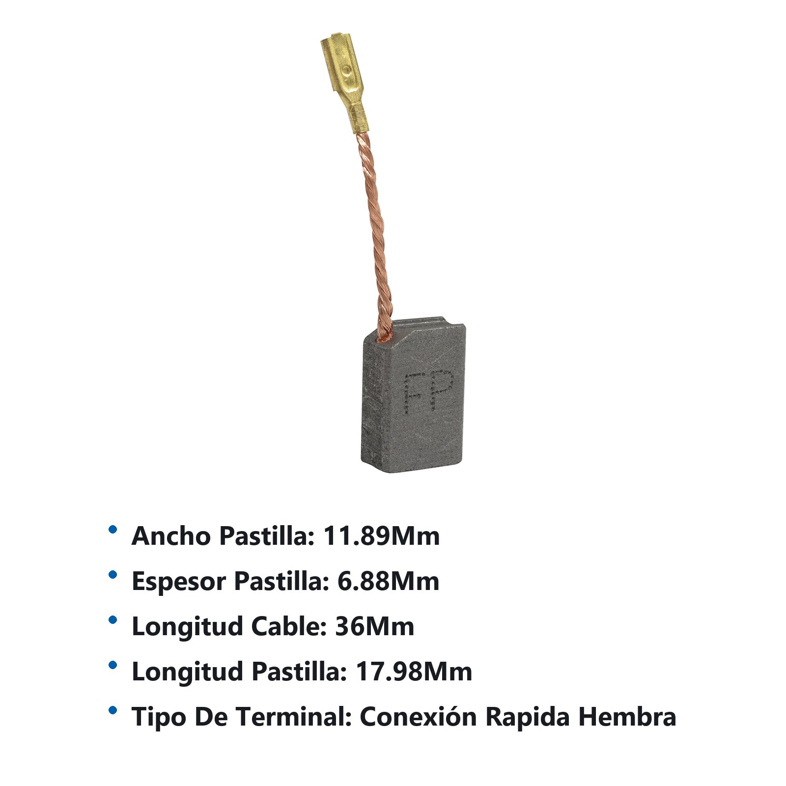 Juego de carbones para RRD950 Urrea - Imagen 3
