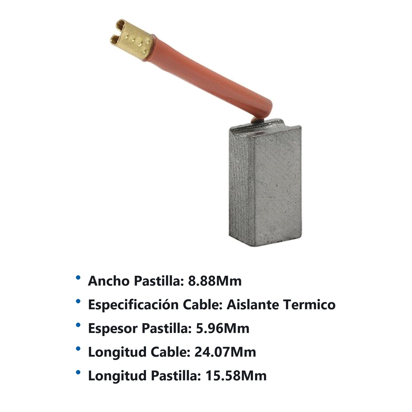 Juego de carbones para EA1204, REC1014, SK904 Urrea - Imagen 3