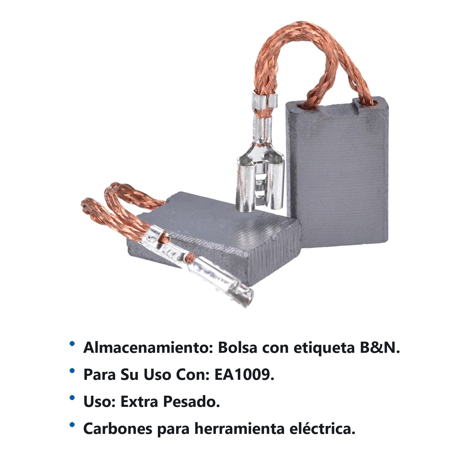 Juego de carbones para EA1009 Urrea - Imagen 2