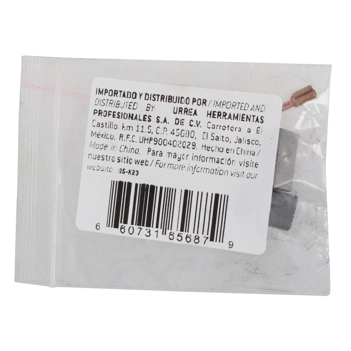 Juego de carbones para EA804B, 2 piezas Urrea - Imagen 2