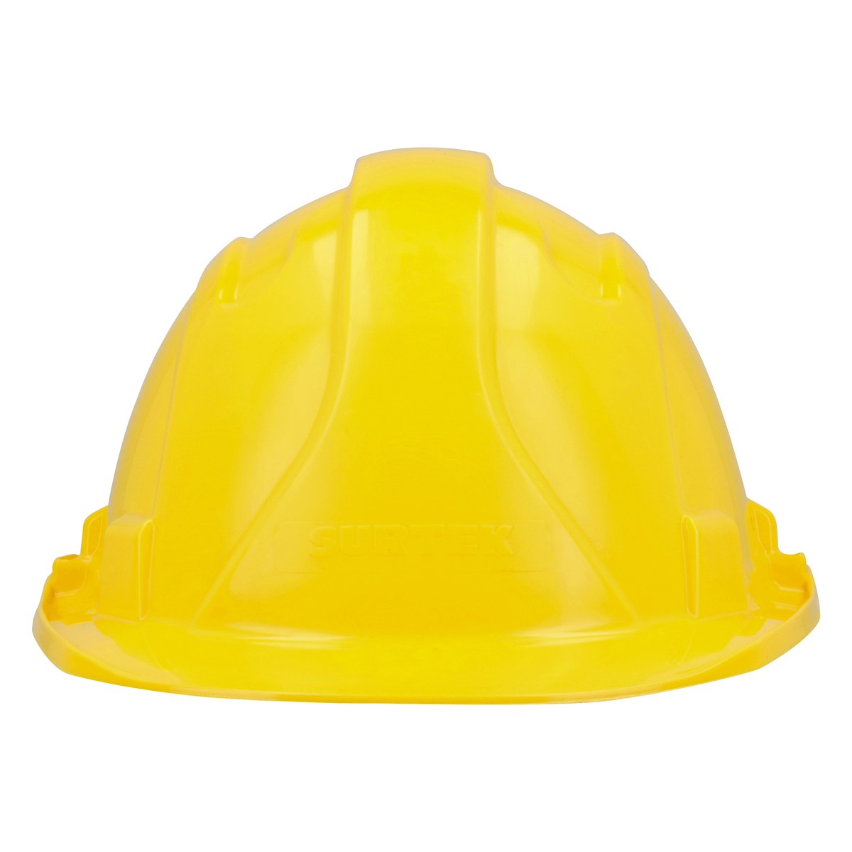 Casco de seguridad con ajuste de intervalos de 4 puntos, color amarillo Surtek - Imagen 4