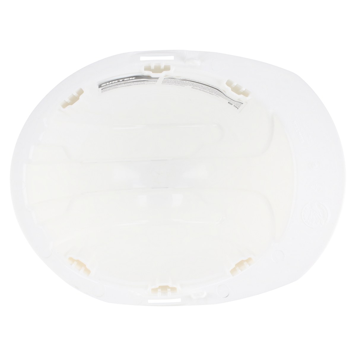 Casco de seguridad con ajuste de intervalos de 4 puntos, color blanco Surtek - Imagen 2