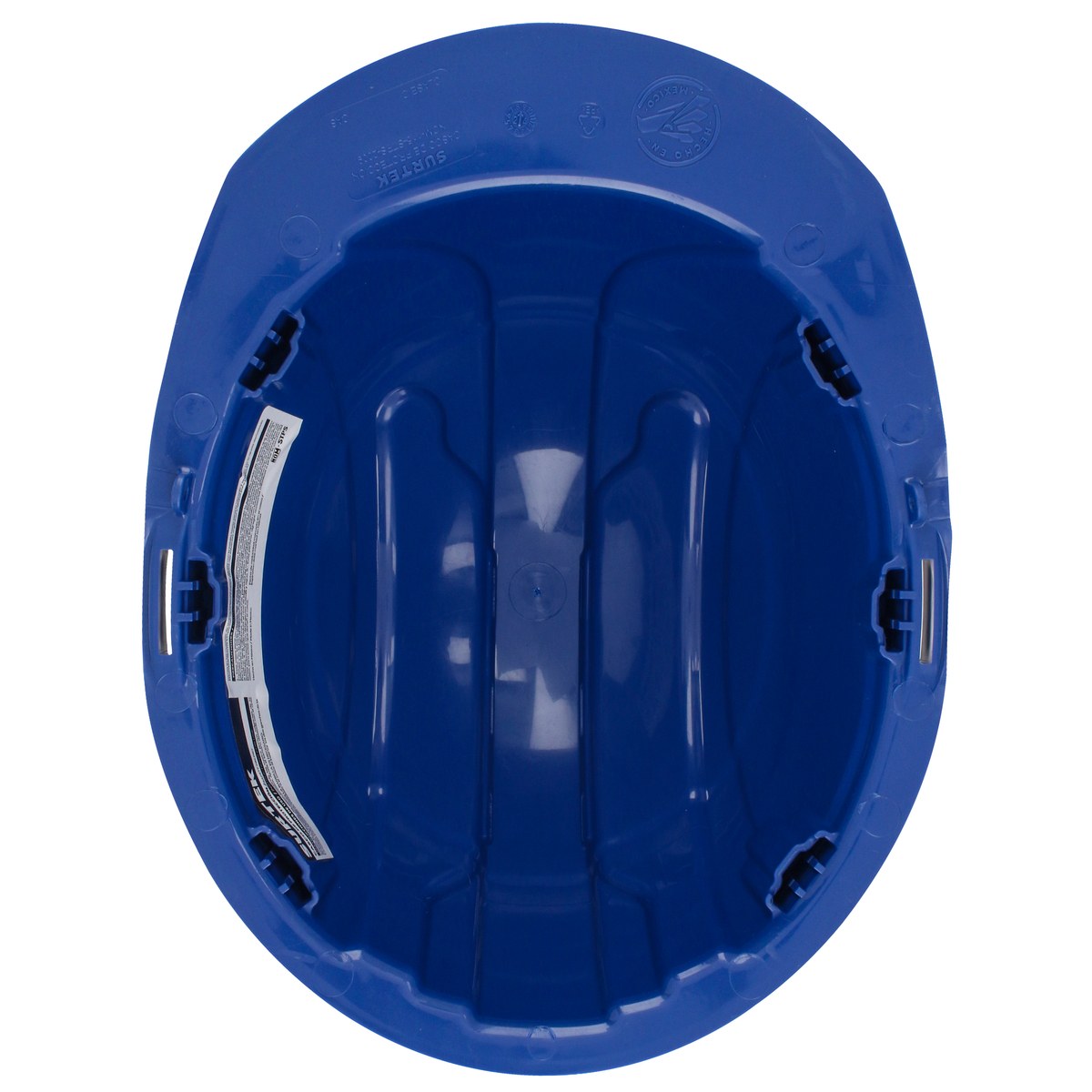 Casco de seguridad con ajuste de intervalos de 4 puntos, color azul Surtek - Imagen 2