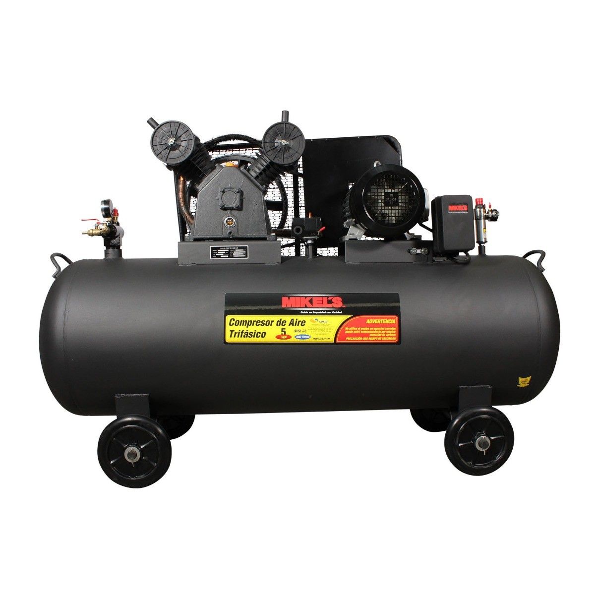 MIKELS CAT-5HP Compresor trifásico 5 HP (300 lts) - Imagen 2