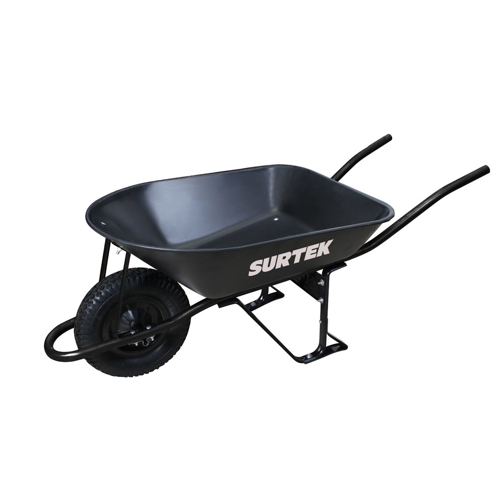 Carretilla reforzada con bastidor metálico 5.5 Ft3 llanta neumática de 2 capas Surtek
