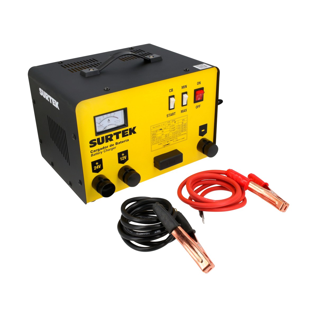 Cargador de bateria 180 A Surtek - Imagen 2