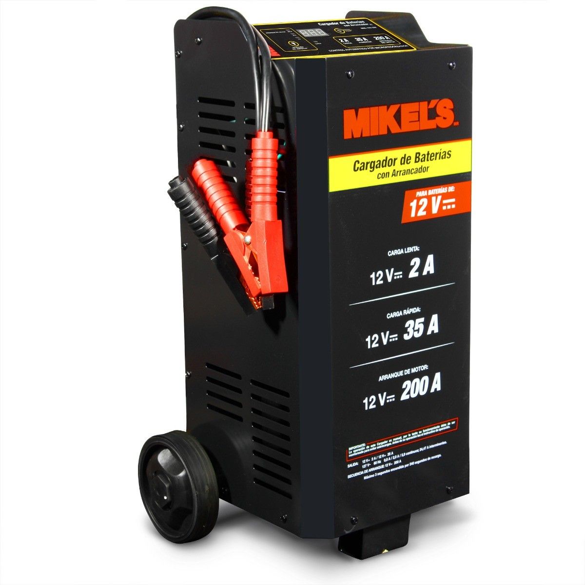 MIKELS CBA-200 Cargador baterías con arrancador (2/35/200 amp)
