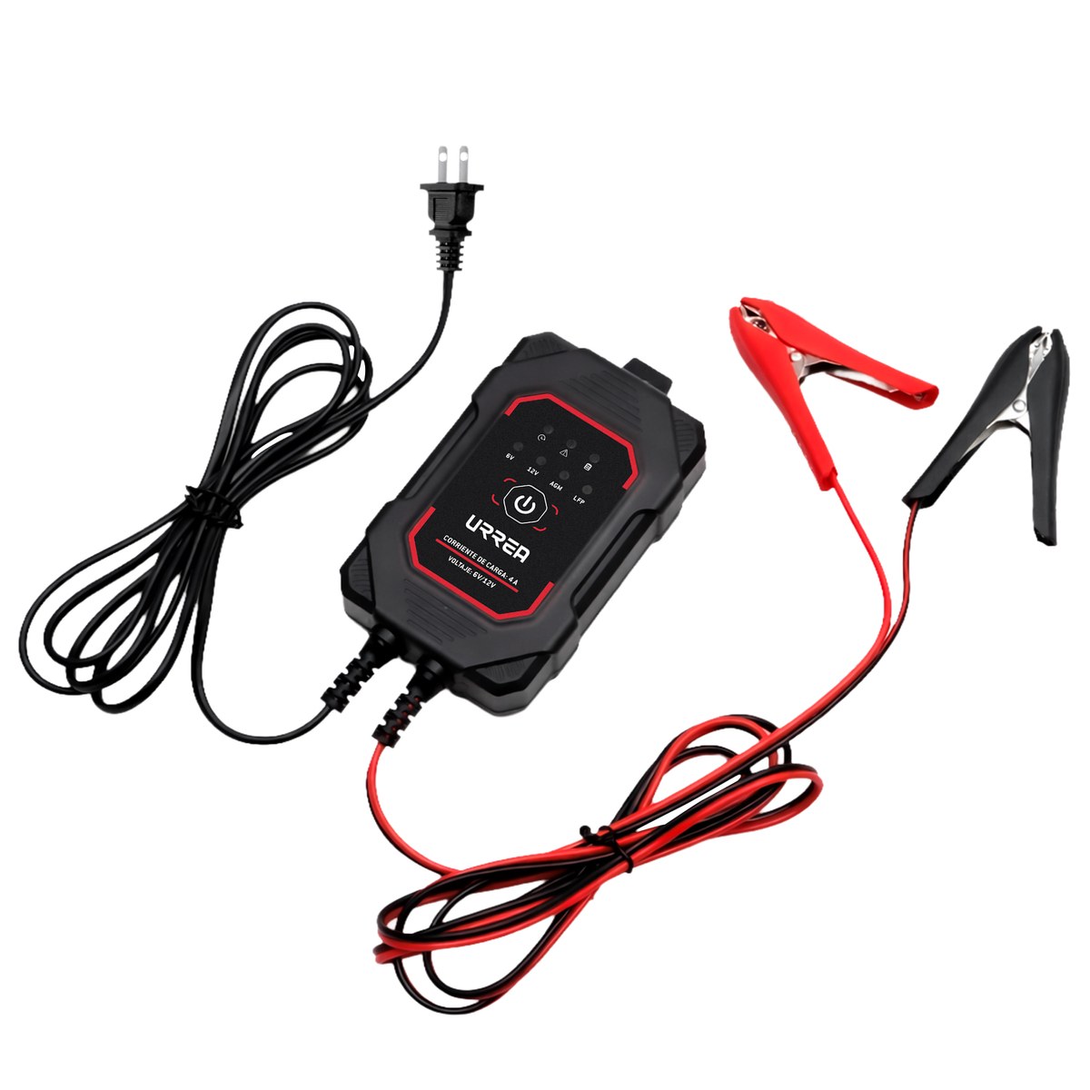Cargador de bateria con estabilizador 4A, 6VDC, 12VDC Urrea