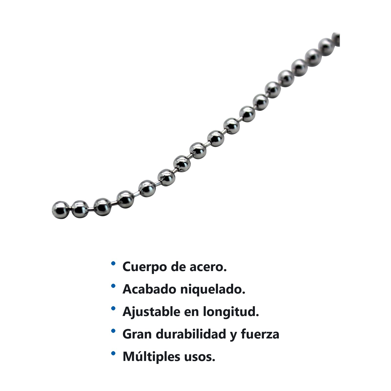 Cadena tipo bola #10, 50 m Surtek - Imagen 2