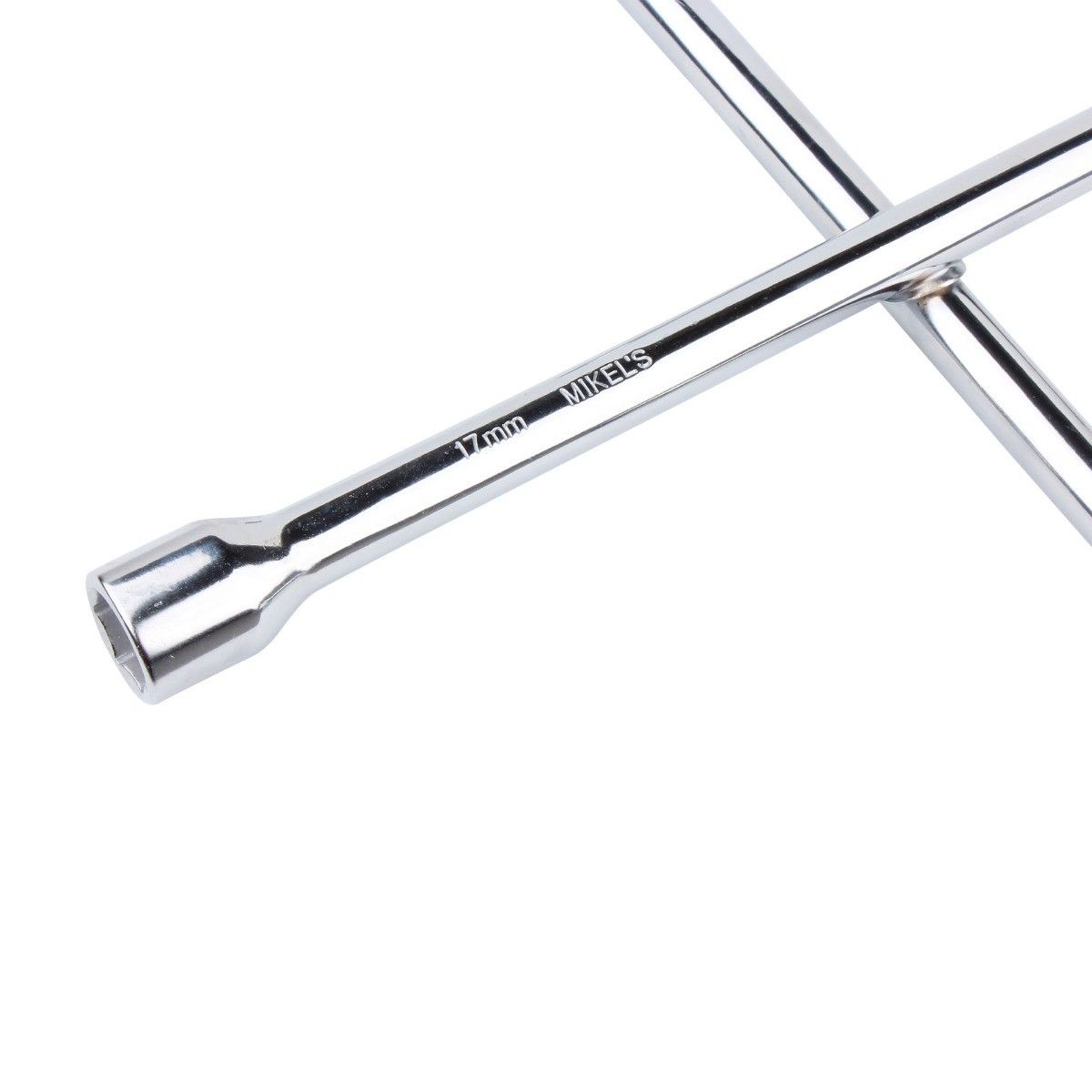MIKELS CC-2 Llave de cruz cromada 14” (13/16” - 3/4” - 17mm - 7/8”) - Imagen 2