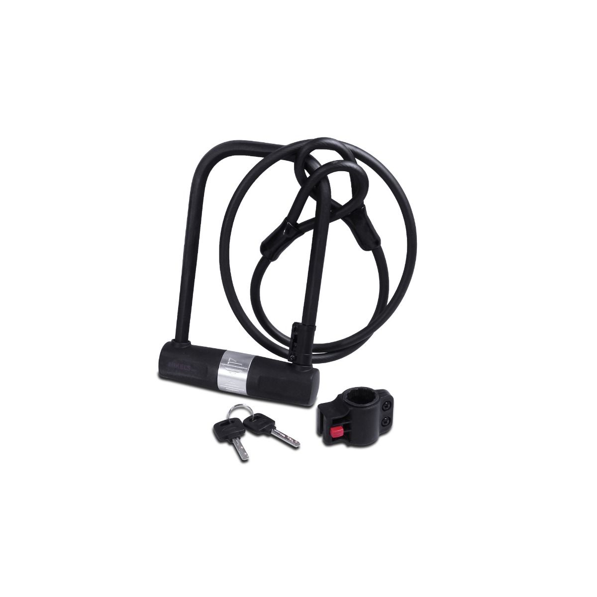 MIKELS CC-U Cable candado tipo U, rígido 12 Mm (cable 1.2 mts) - Imagen 2