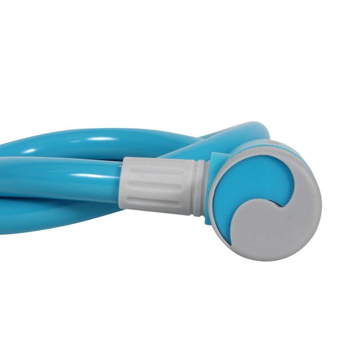 MIKELS CCA-65 Cable candado con llaves, color azul (65 cms)