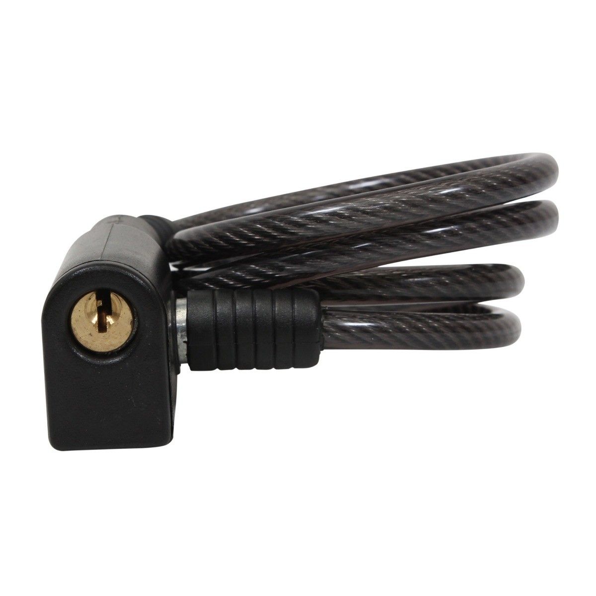 MIKELS CCE-68 Cable candado en espiral con llaves (80 cms) - Imagen 2