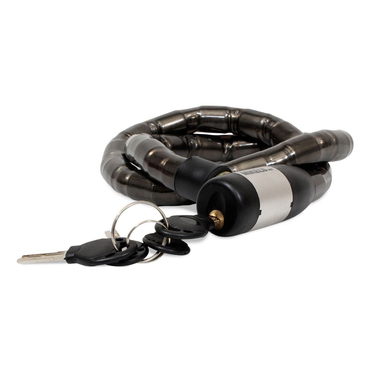 MIKELS CCFI-1150 Cable candado flexible con cubierta de acero (1 mt)