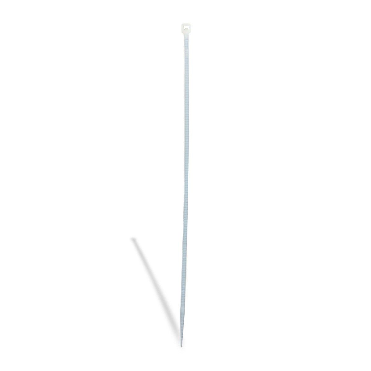 MIKELS CDP100-25X190B Cinchos de plástico 2.5x190 mm, 100 pzas,  Blanco