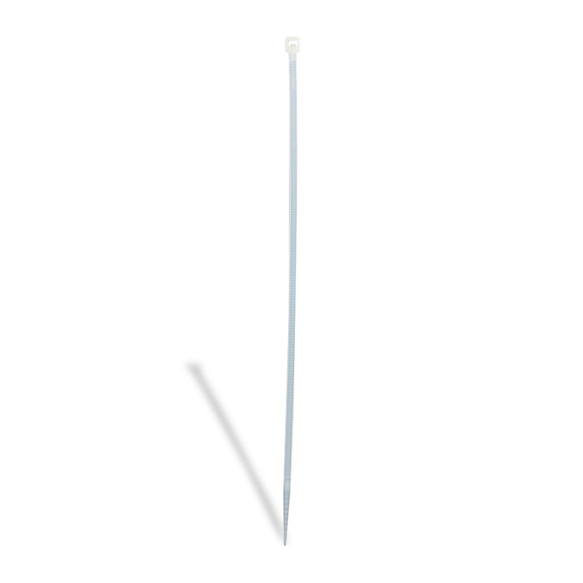 MIKELS CDP100-46X300B Cinchos de plástico 4.6x300 mm, 100 pzas, Blanco
