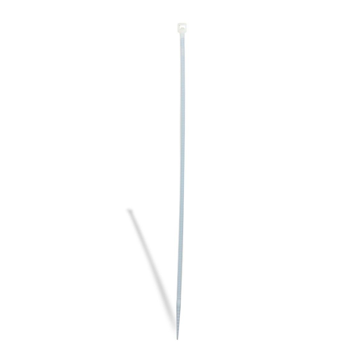 MIKELS CDP100-46X370B Cinchos de plástico 4.6x370 mm, 100 pzas, Blanco