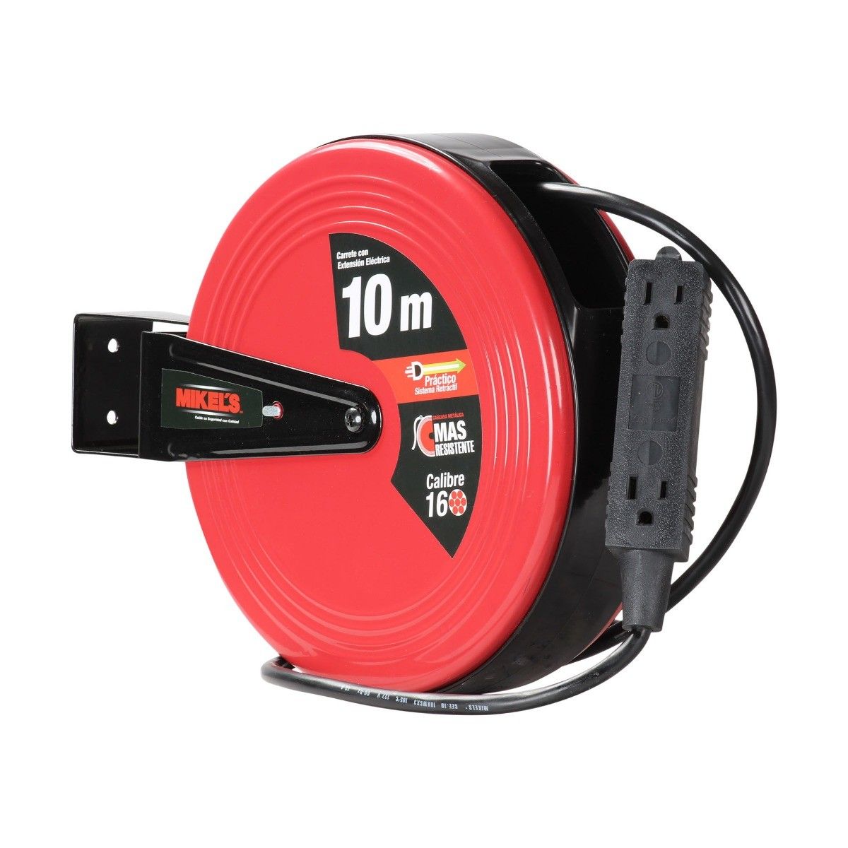 MIKELS CEE-10 Carrete con extensión eléctrica (10 mts) - Imagen 2