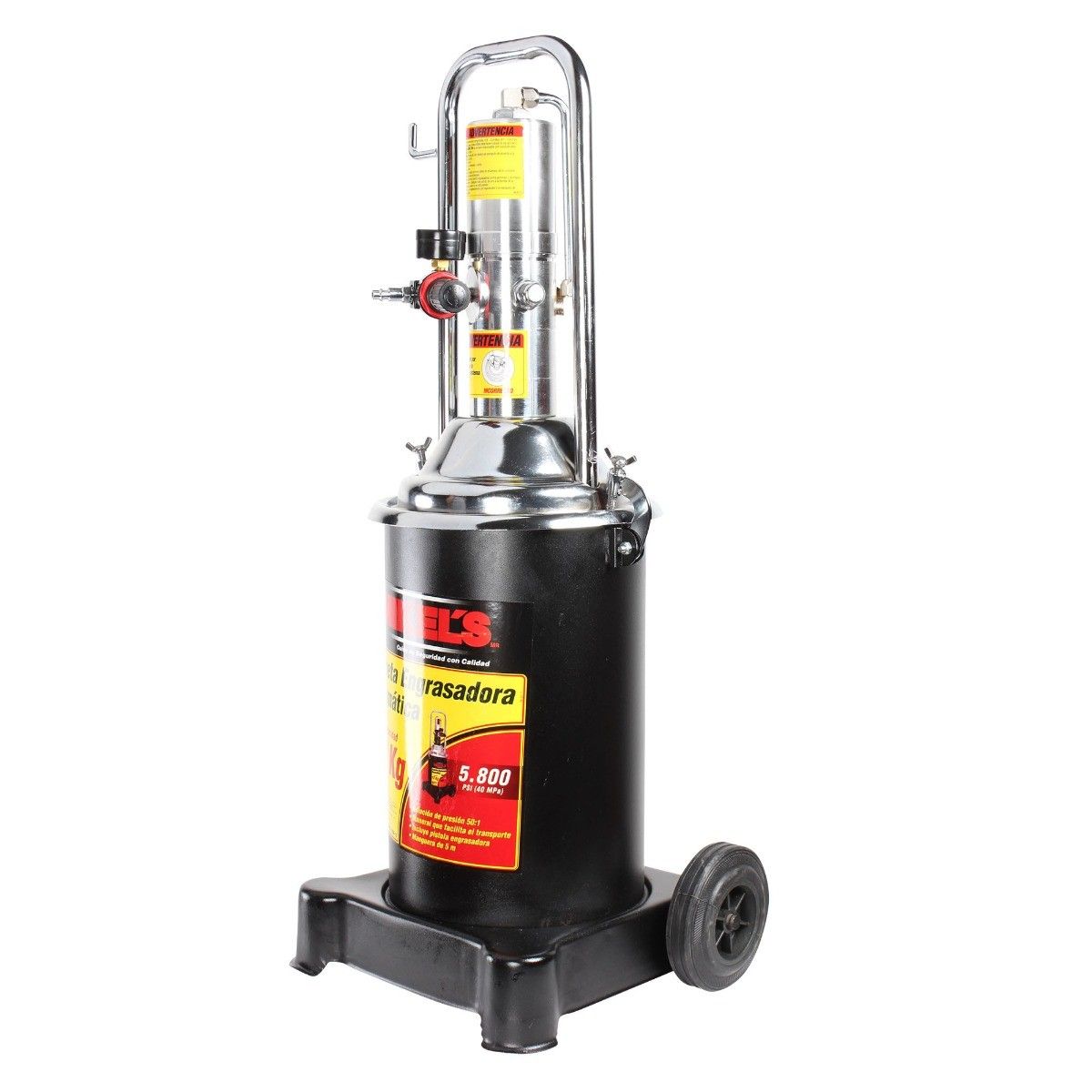MIKELS CEN-12 Cubeta engrasadora neumática (12 kg) - Imagen 2