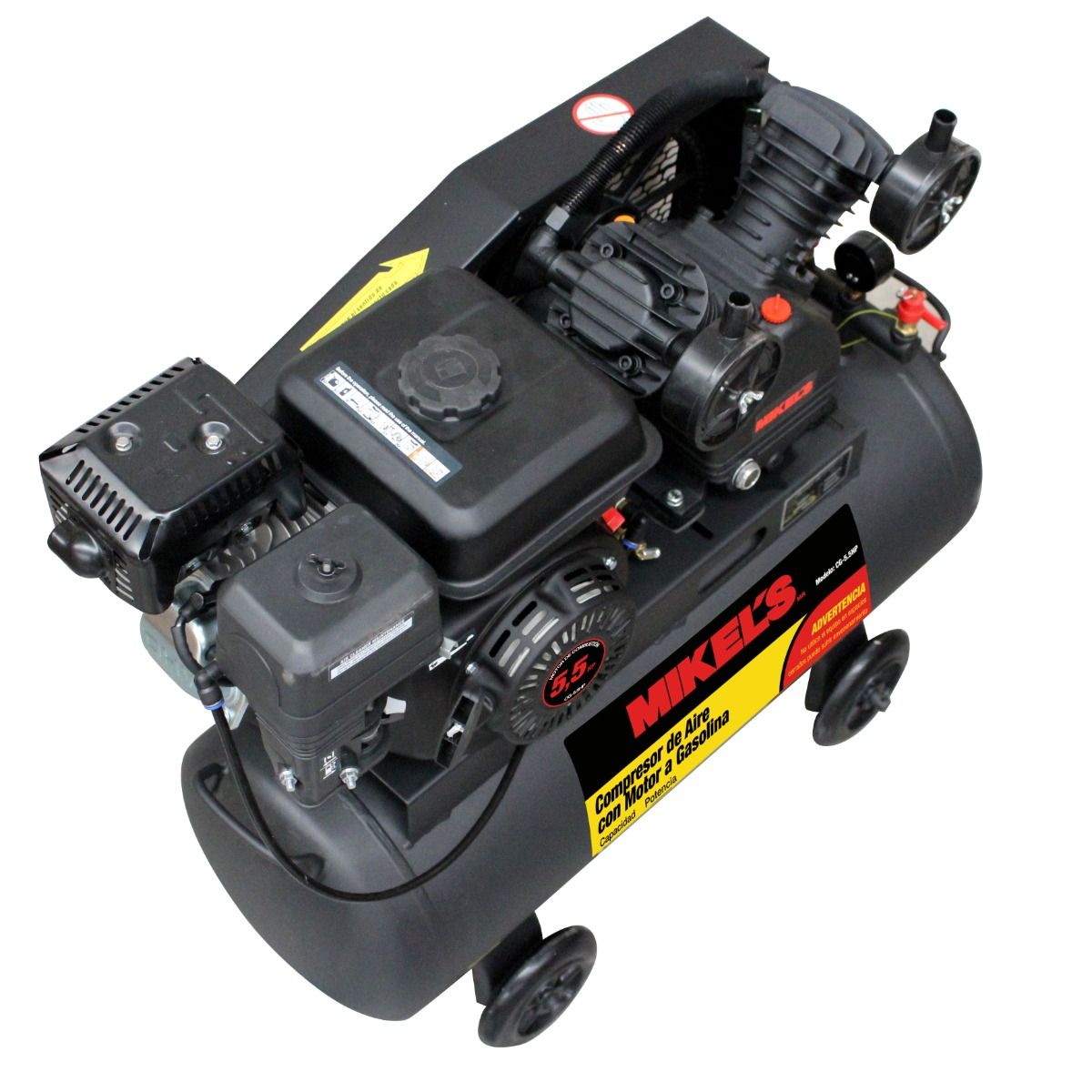 MIKELS CG-5.5HP Compresor de aire 5.5 HP Motor a Gasolina (60 lts) - Imagen 2