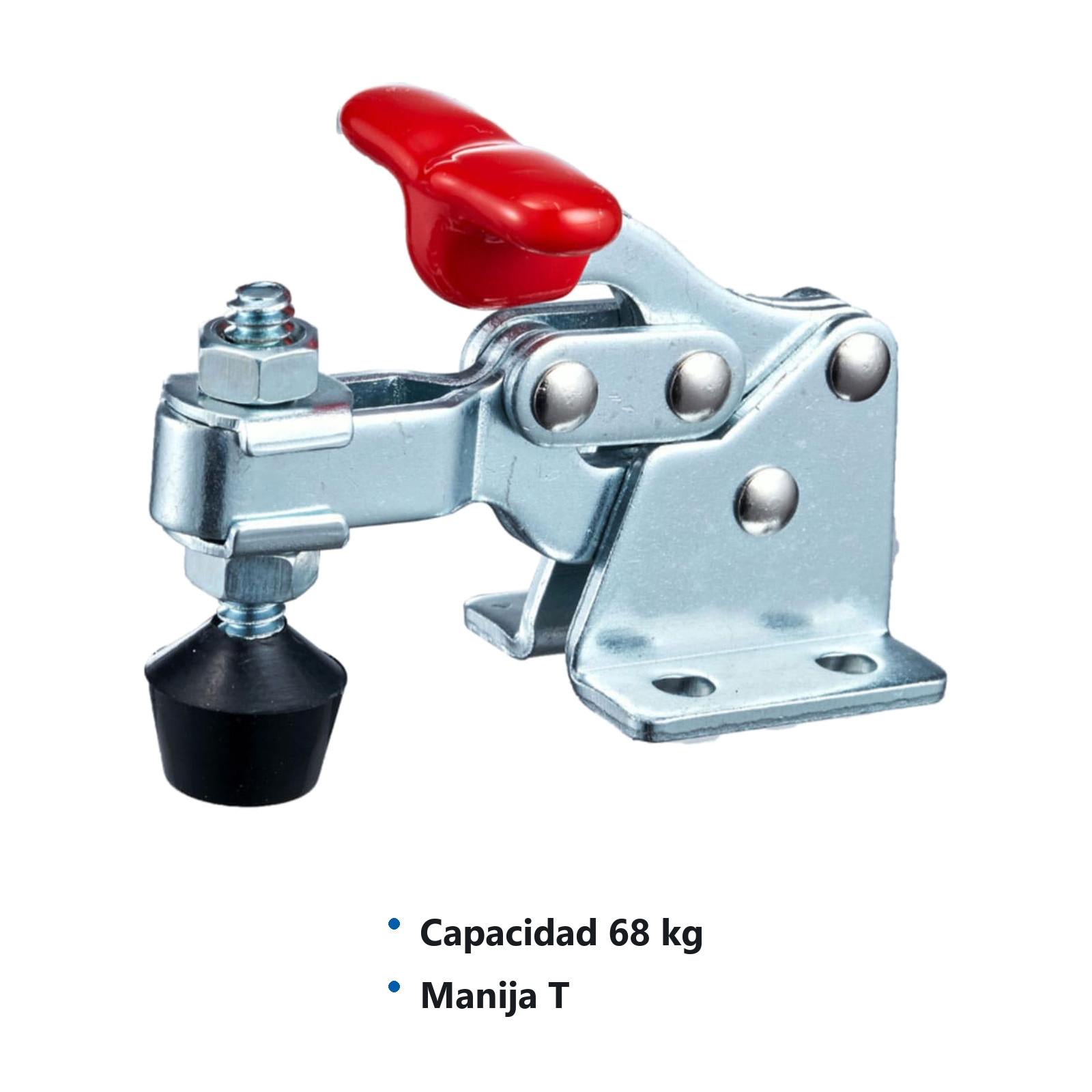 CLAMP ACCION VERT. MANIJA T 68KG BARRA ''U'' C/SEGURO - Imagen 2