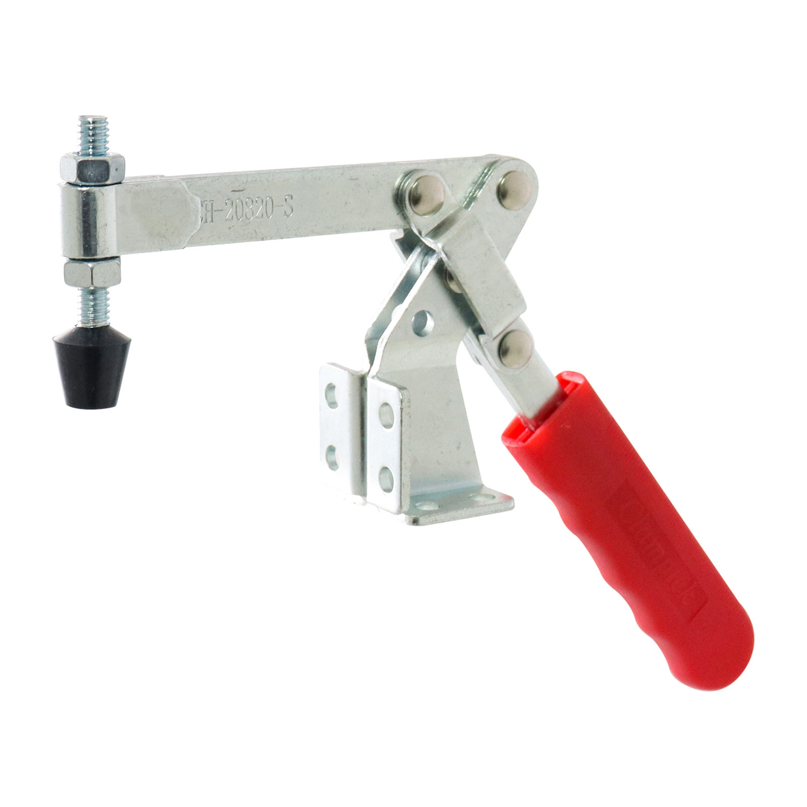 Clamp de Acción Horizontal 100 kg Barra Sólida Montaje Vertical/Horizontal CLAMPTEK