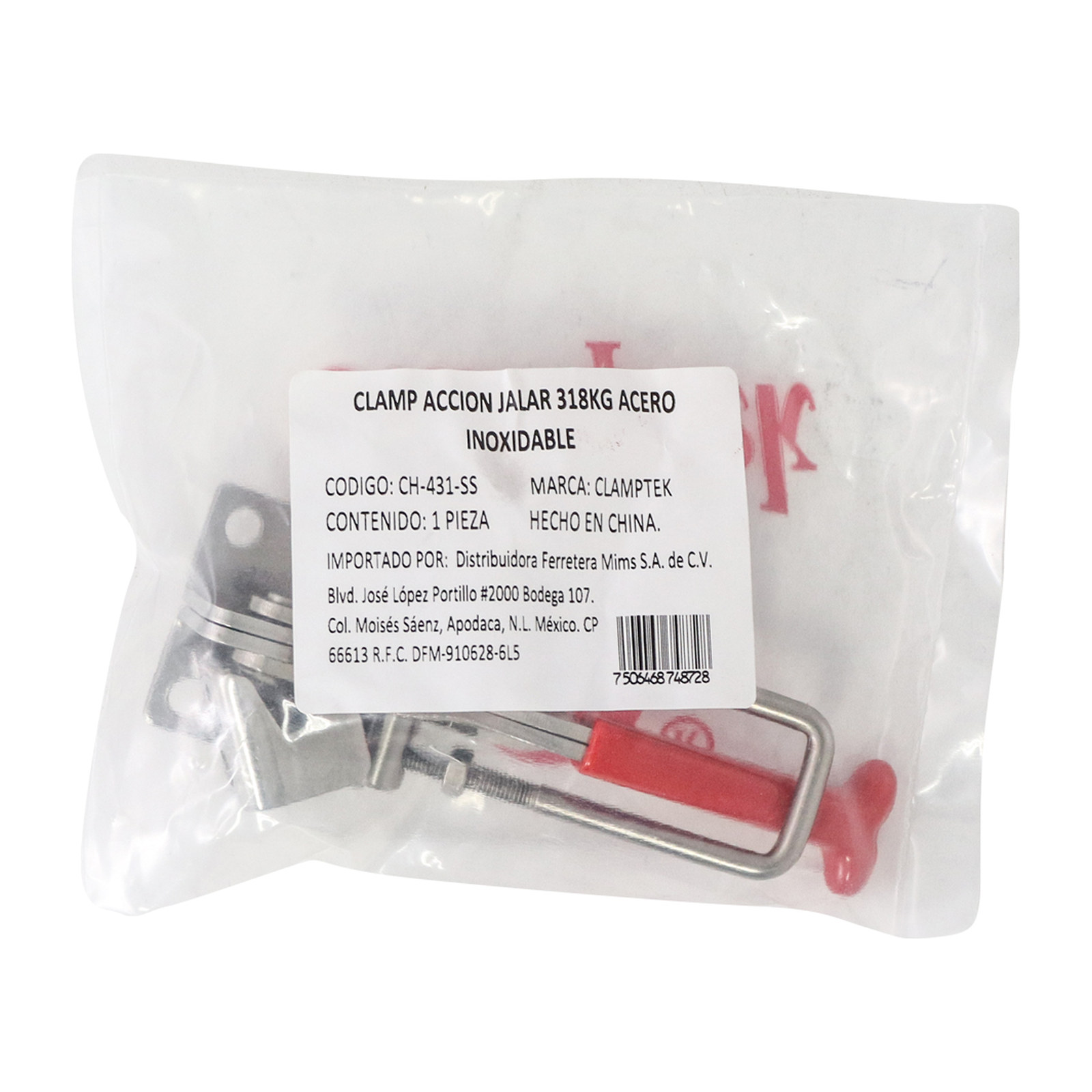 CLAMP ACCION JALAR 318KG ACERO INOXIDABLE - Imagen 4