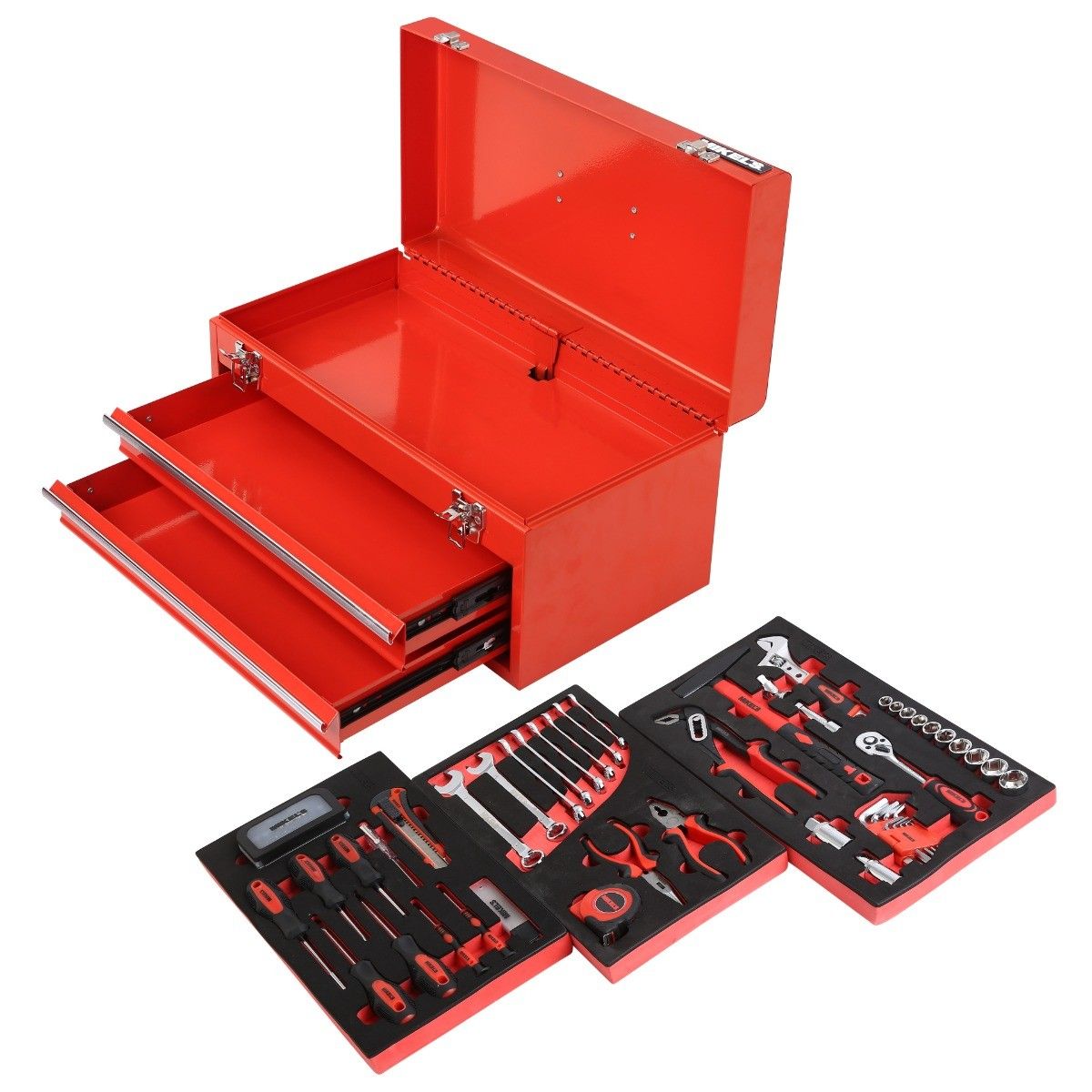 MIKELS CH-88 Kit caja metálica de herramientas (88 pzas) - Imagen 3