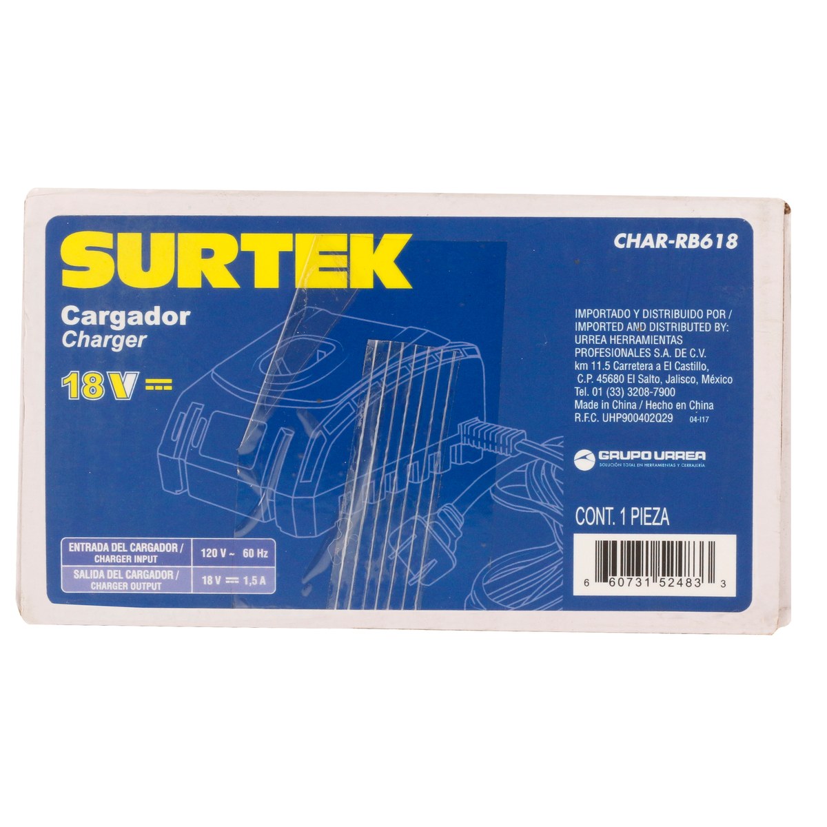 Cargador de baterías para RB61 Surtek - Imagen 4