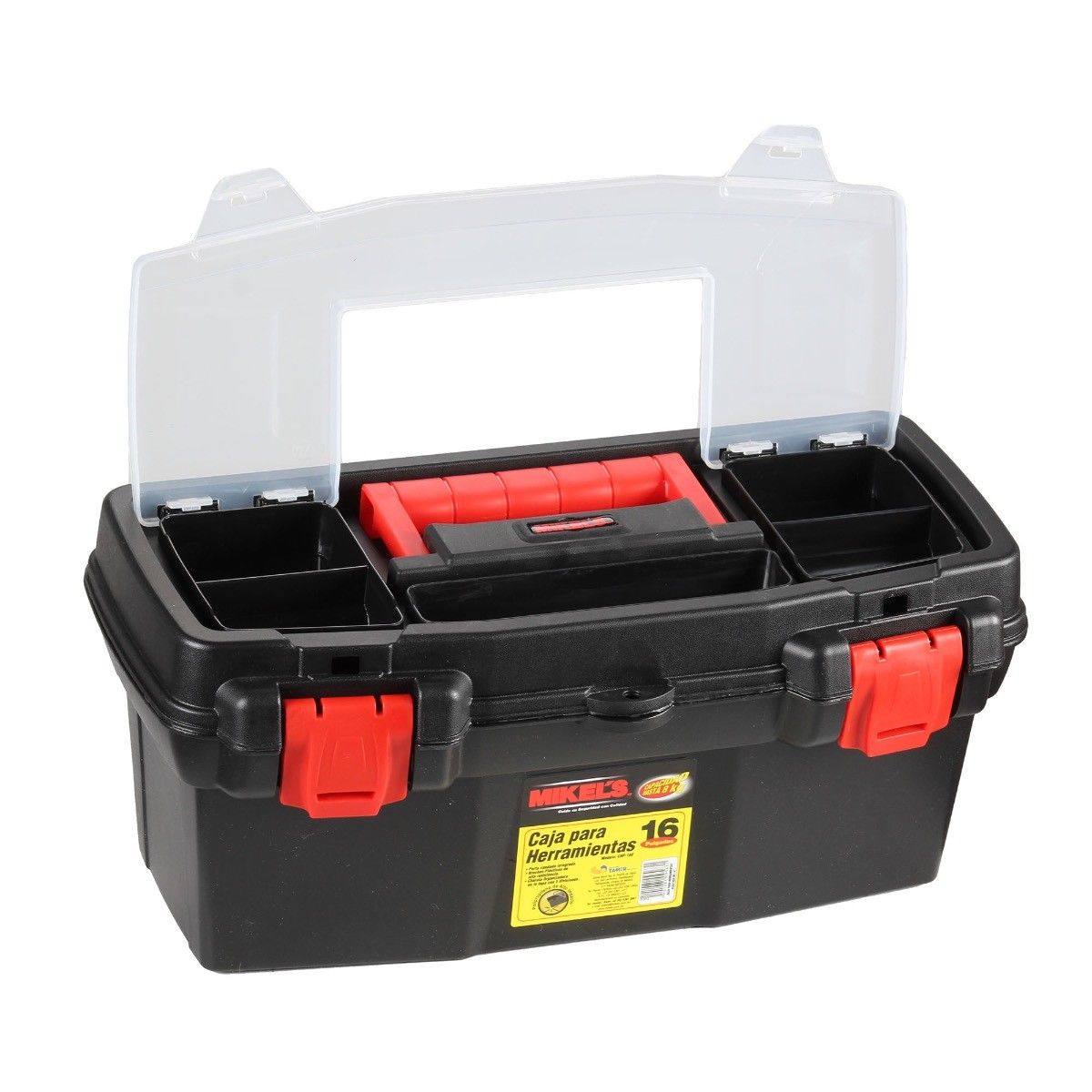 MIKELS CHP-160 Caja plástica para herramientas 16” (6.6 lts) - Imagen 2
