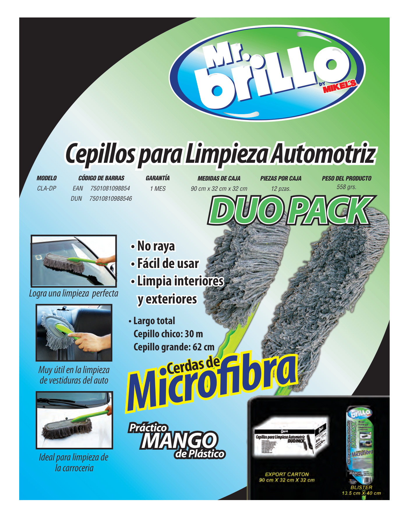 MR. BRILLO CLA-DP Cepillos para limpieza Duo Pack - Imagen 4