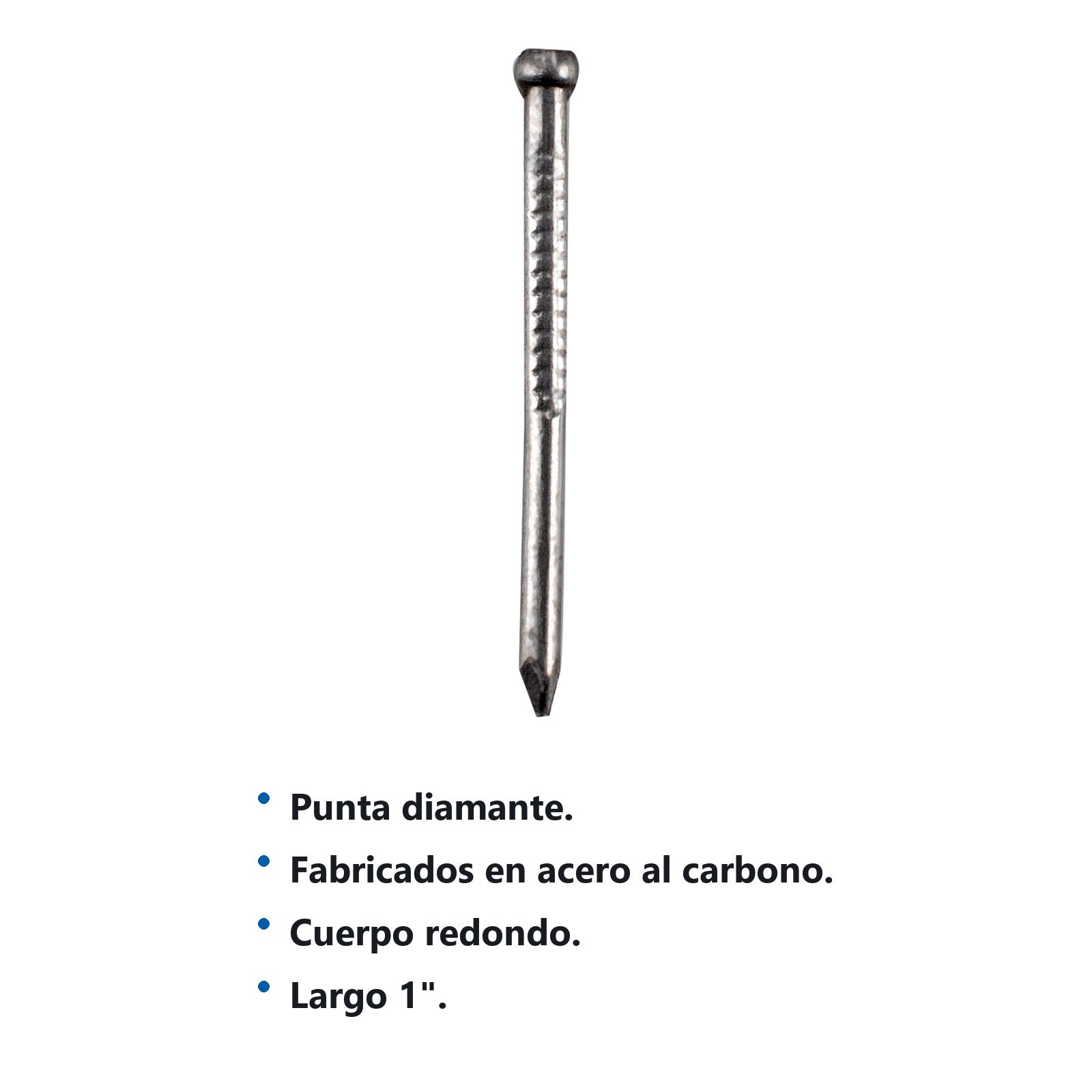 Clavo tipo alfiler sin cabeza 1", 1 kg Surtek - Imagen 2