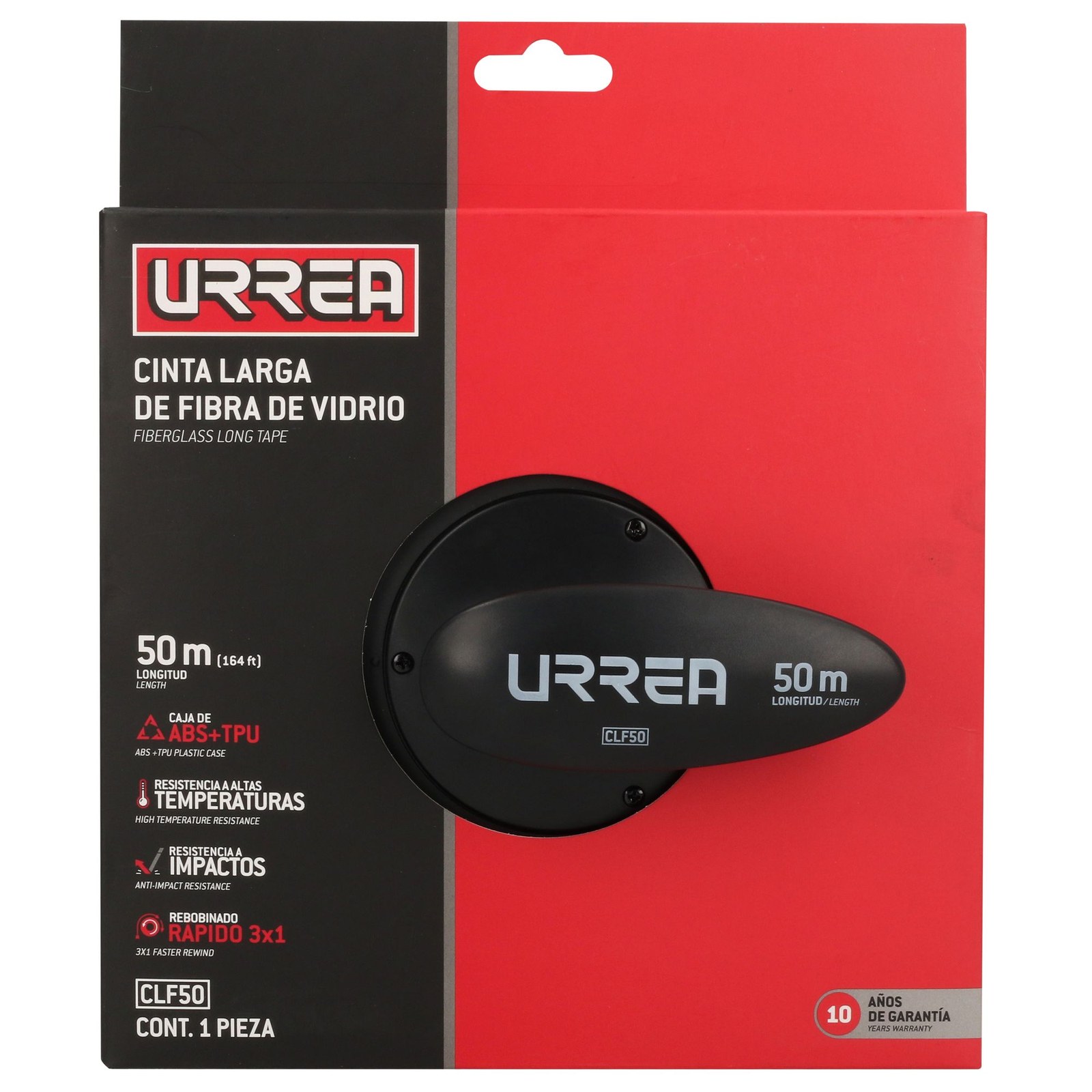 Cinta larga de fibra de vidrio 50 m Urrea - Imagen 3