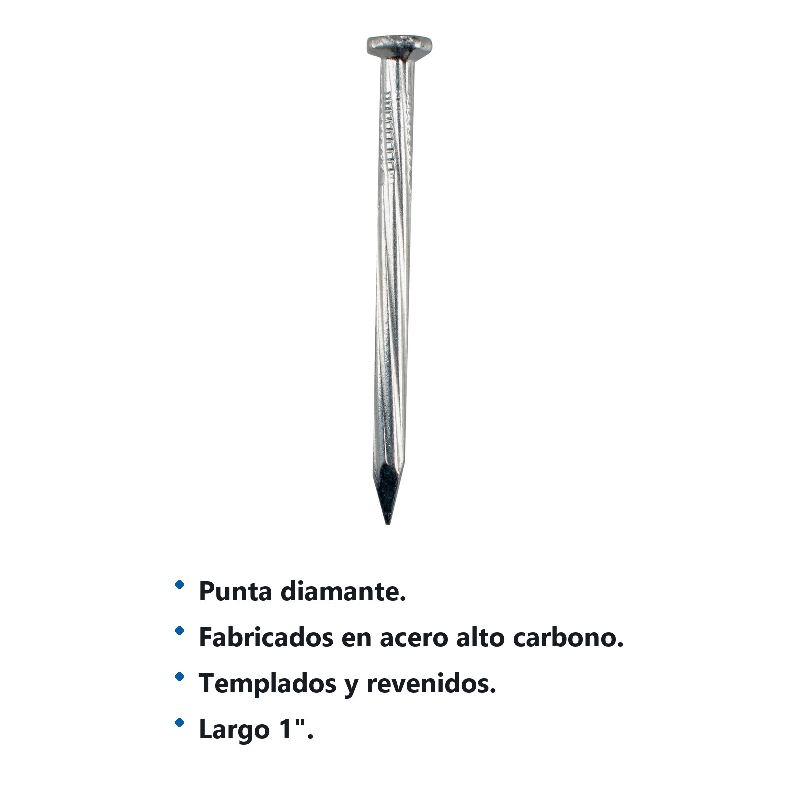 Clavo para concreto galvanizado 1", 1 kg Surtek - Imagen 2