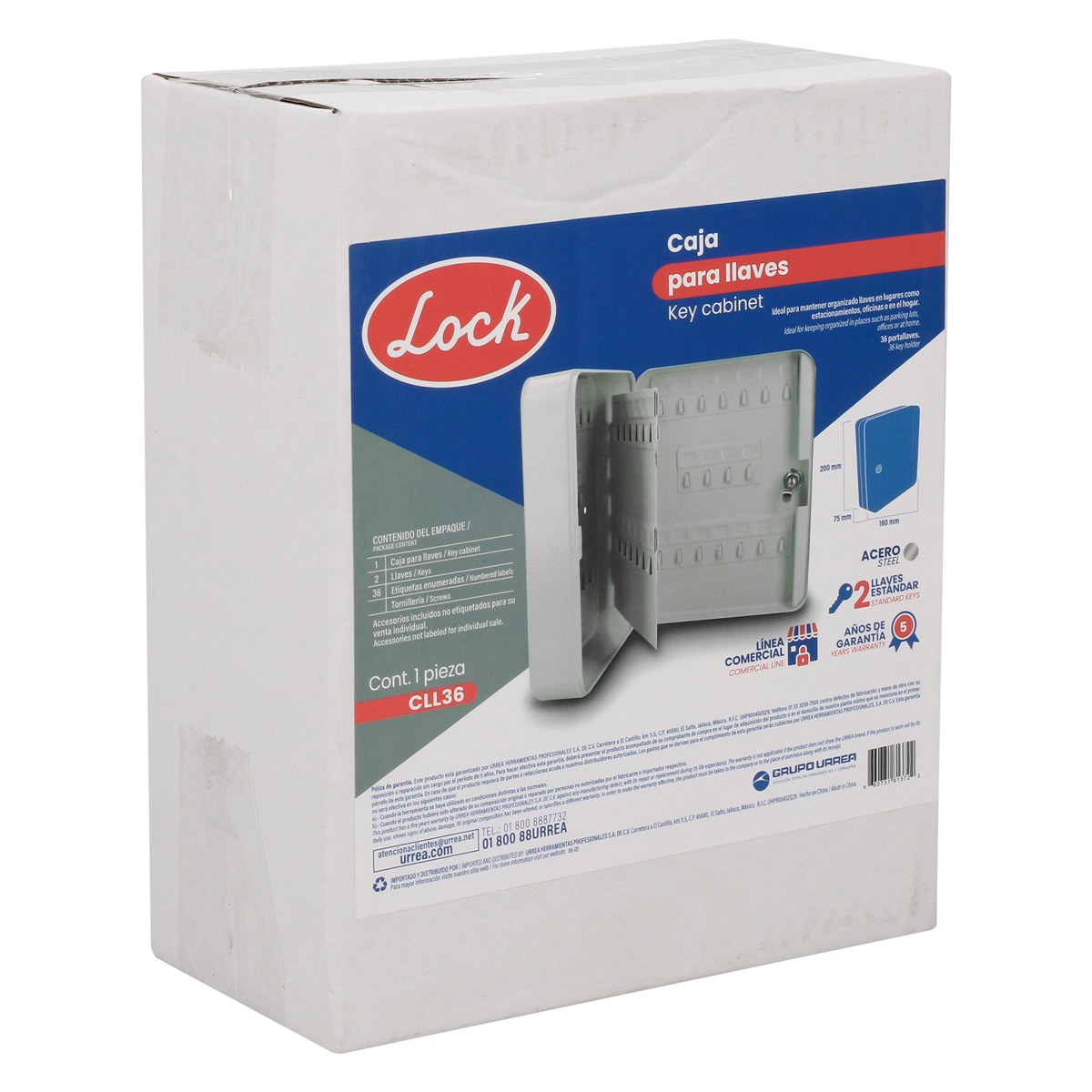 Caja metálica para 36 llaves Lock - Imagen 3