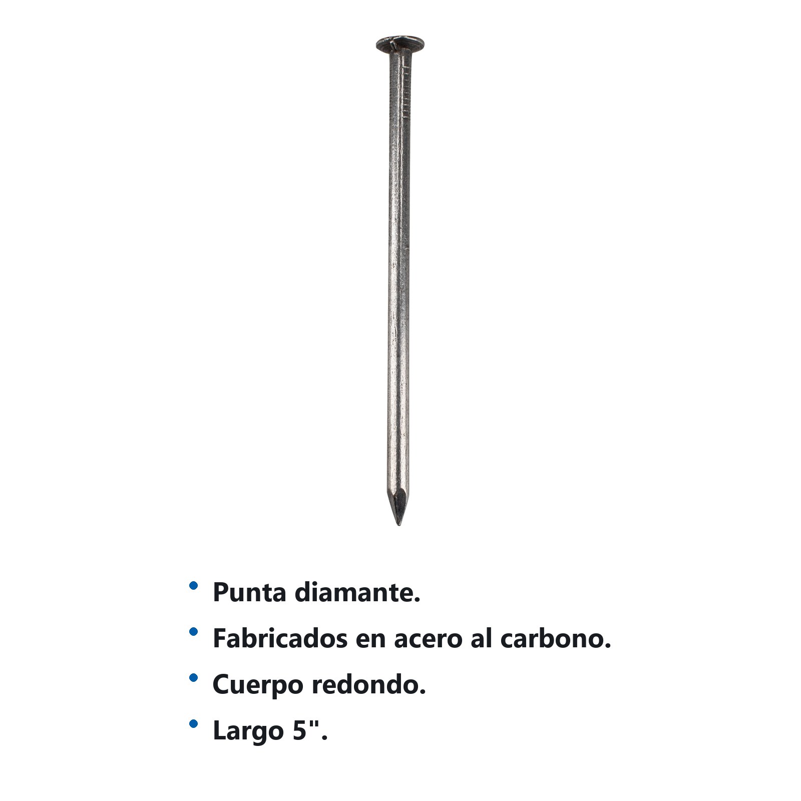 Clavo para madera con cabeza 5", 1 kg Surtek - Imagen 2
