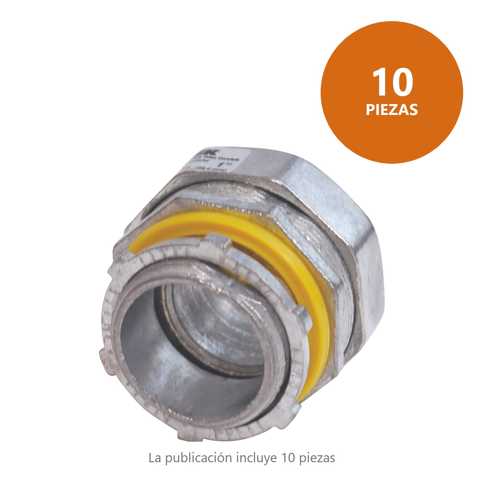 Conector recto para tubo liquid tight 1/2" Surtek - Imagen 3