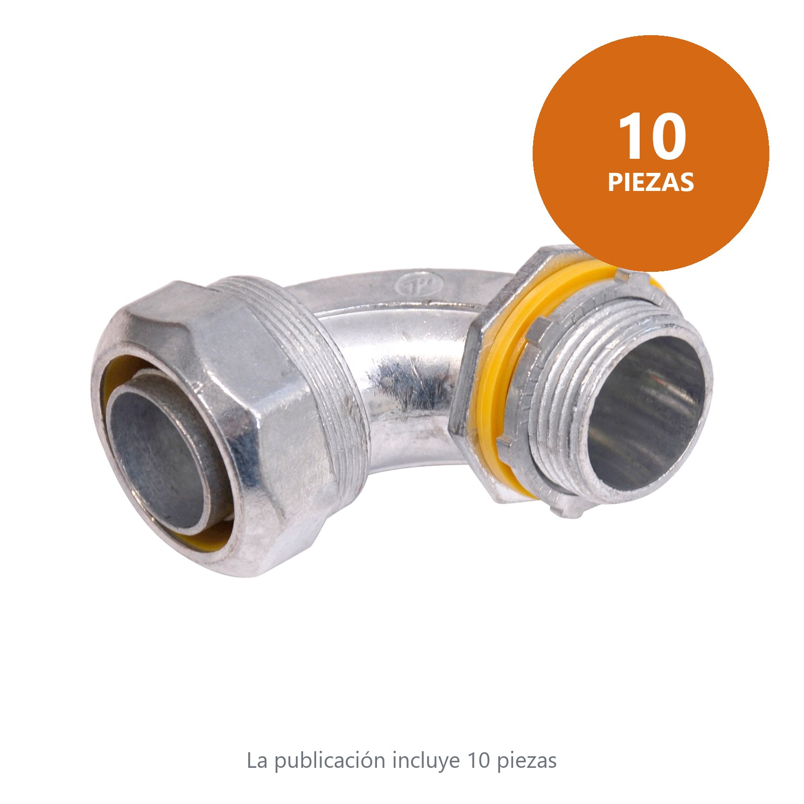 Conector curvo para tubo liquid tight 3/4" Surtek - Imagen 3